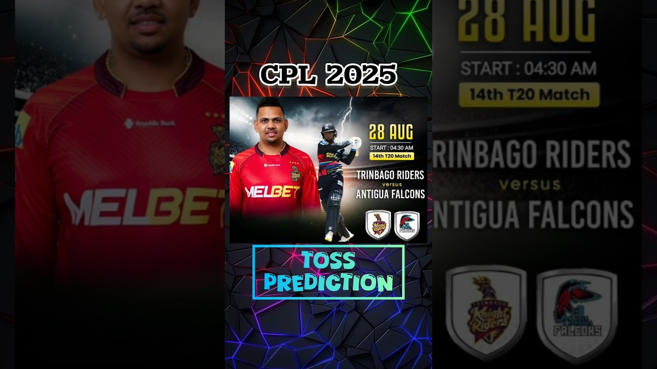 CPL 2025 : ABF vs TKR Toss Prediction Today, TKR vs ABF today Toss prediction 