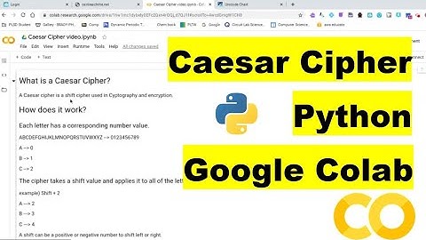 Caesar Cipher Python Tutorial