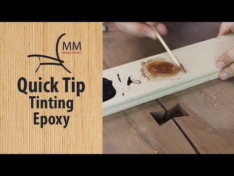 Quick Tip - Tinting Epoxy