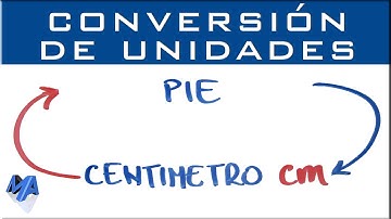 Convertir pies a centímetros