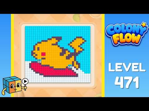 Colony Flow Level 471 Walkthrough Solution