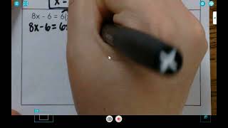 Algebra 1- Geometry Boot Camp- Day 5- Solving Equations