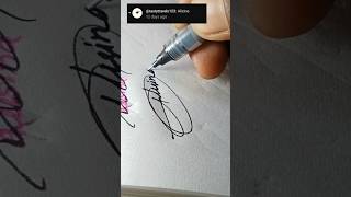 How To Create With Alisina  Signature ? #writingrasu #signaturestyle #shortsfeed #shorts #alisina #A