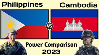 Philippines vs Cambodia military power comparison 2023 | world military power | Philippines military