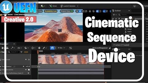 UEFN: How to Create Cinematics using the Cinematic Sequence Device!