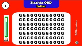 Find the ODD Letter  |find them| Can you find them all #youtube#shorts#quest#trending#viral