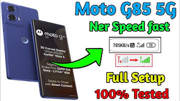 Motorola G85 5G Net speedd fast kese karain in jio sim 2025 || Moto g85 internet fast in Airtel Sim