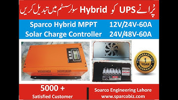 Sparco Hybrid MPPT Solar Charge Controller 2023 Model