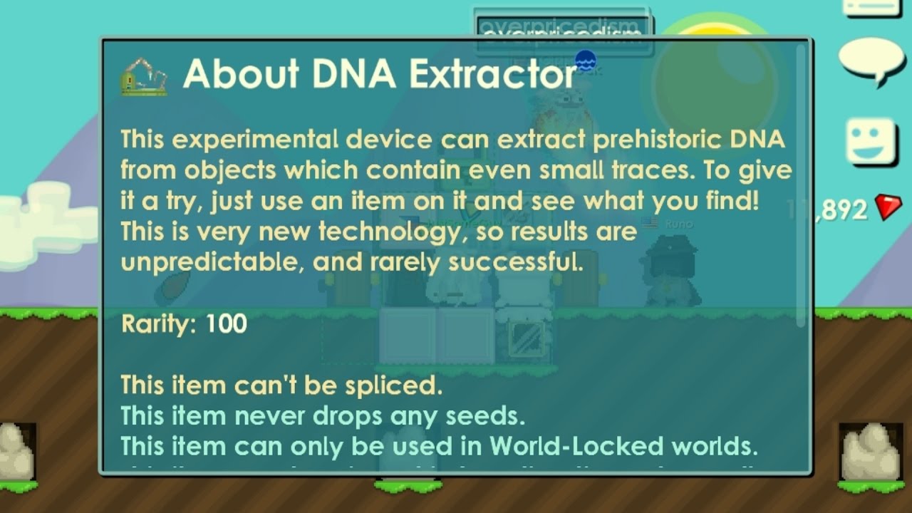 How to Make the DNA Extractor Growtopia YouTube