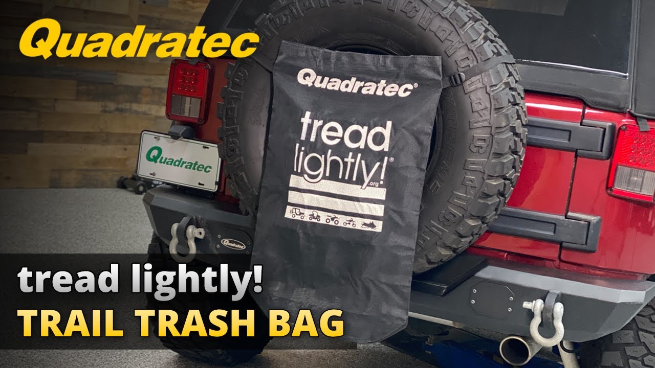 Quadratec Tread Lightly! Trail Trash Bag - YouTube