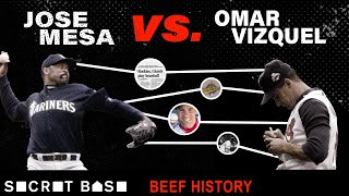Jose Mesa got mad at Omar Vizquel, then threw baseballs at him for 5 years | Beef History