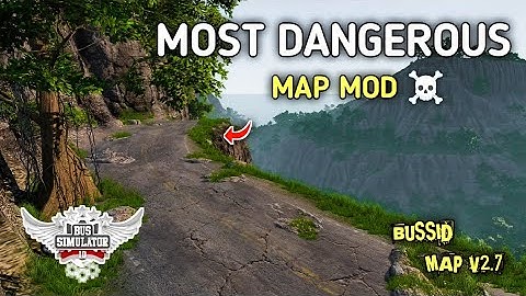 🧧 V4.0 MOUNTAIN ROAD MAP MOD For Bus simulator Indonesia 🍁 BUSSID mapmod V4.0 #mountainmap#bussidmap