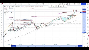 Apple ($AAPL) stock market darling rotates lower from the key price zone. Next key levels to watch