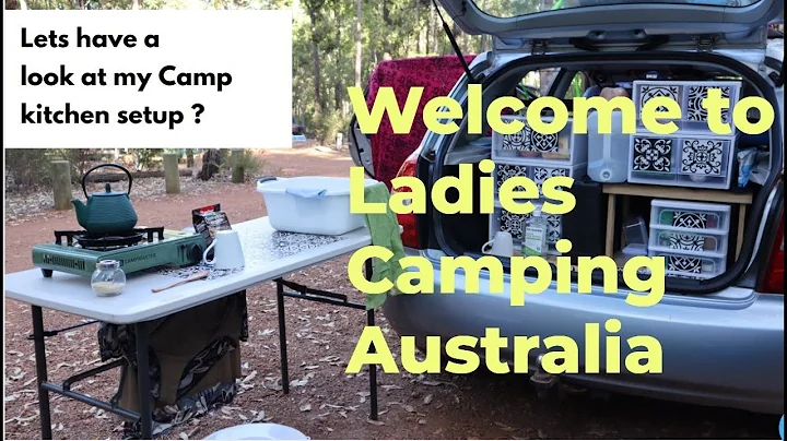 My Car Camp Kitchen setup, look around for- Ladies...