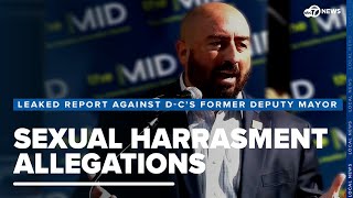 Leaked report on sexual harassment claims against former DC deputy mayor sparks outrage