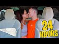 LIVING IN OUR CAR FOR 24 HOURS! *OVERNIGHT CHALLENGE*