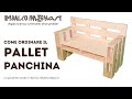 Vidéo: Palette banc d'angle