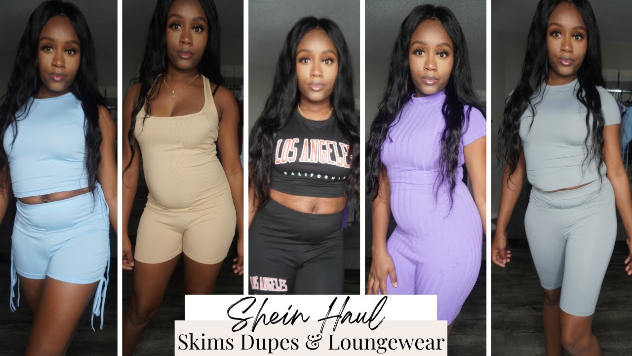 Shein Skims Dupes - Shein Basics Matching Set & Romper Haul