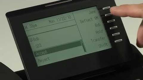 Unify Openstage 40 Deflecting a Call