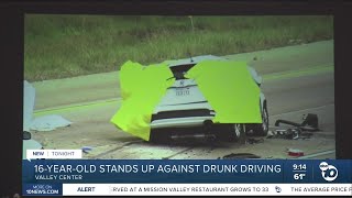 Valley Center teen using her experience to discourage drunk driving