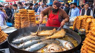 POPULAR MUMBAI MASALA FRIED FISH PAKORA | CRISPY FISH PAKODA | ISLAMABAD STREET FOOD PAKORA FAROSH