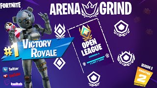 FORTNITE: (Chapter 2 Season 3 )ARENA SOLO WIN ON TWITCH NEW METAL TEAM LEADER GAME PLAY