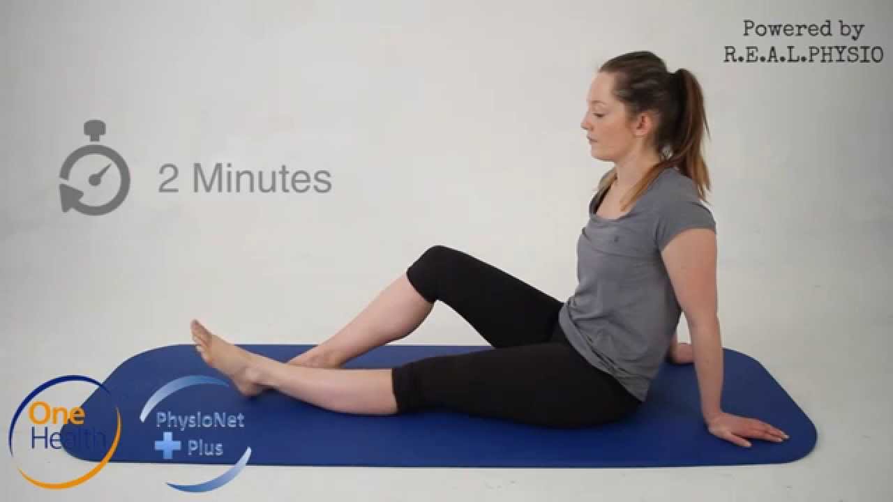 Post-Op Total Knee Replacement Exercises 1-2 weeks - YouTube