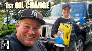 HOW TO CHANGE THE OIL IN A JEEP COMMANDER - SO EASY A 10 YEAR OLD CAN DO IT! by Project Dan H 2,814 views 7 months ago 21 minutes