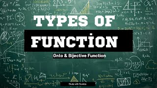 Function||which type of function it is |bijective function||into function @studywithsundas