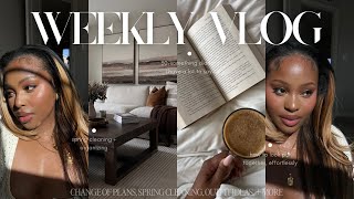 WEEKLY VLOG ❥ how to always look put together.. no effort, change of plans, spring cleaning, + more!