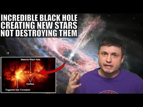 Black Hole That&rsquo;s Creating Stars Instead of Destroying Them