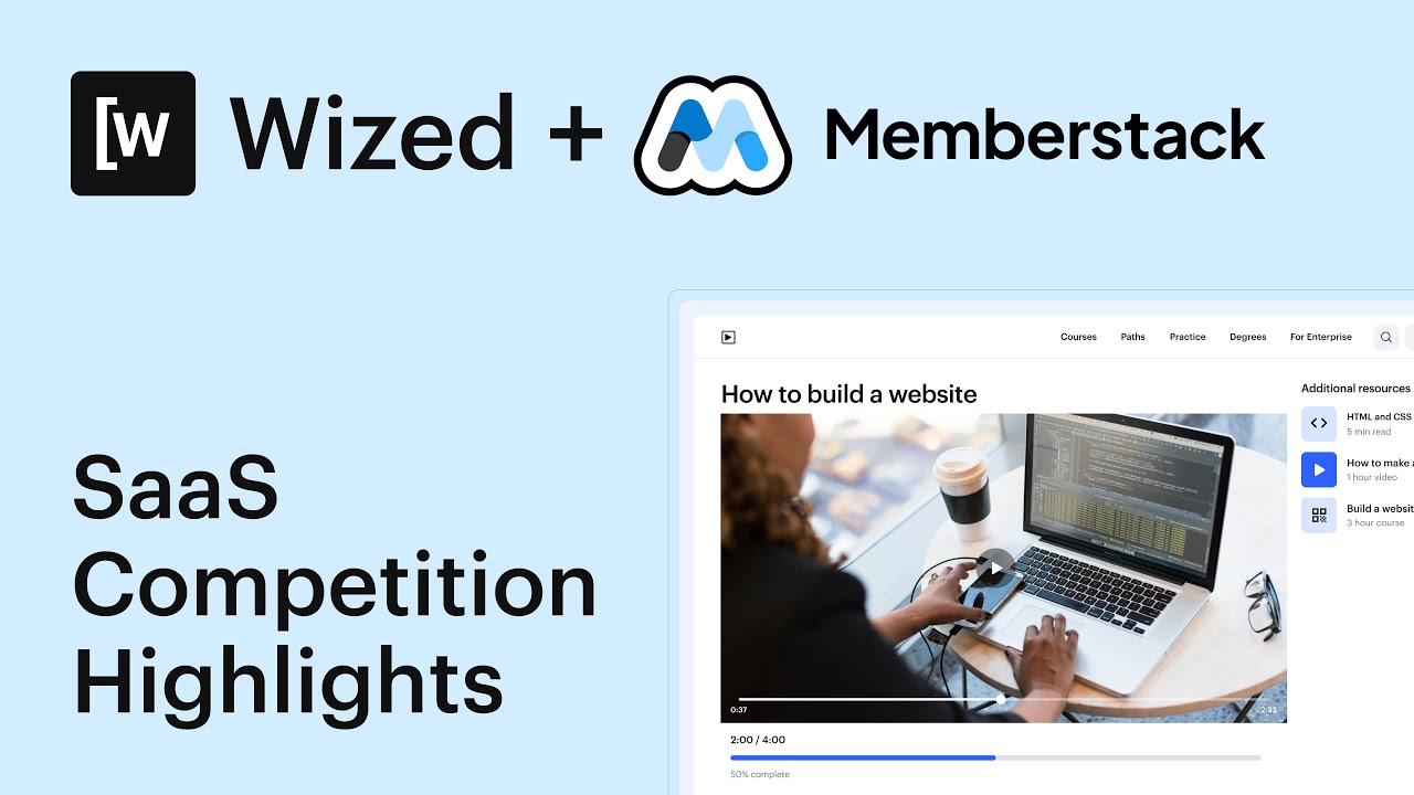 Memberstack Logo Memberstack + Wized SaaS Competition Highlights! - YouTube