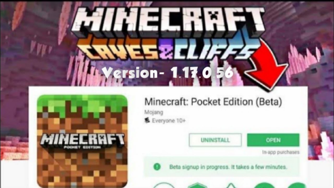 How to download Minecraft 1.17 | cave and cliffs update for Android ...