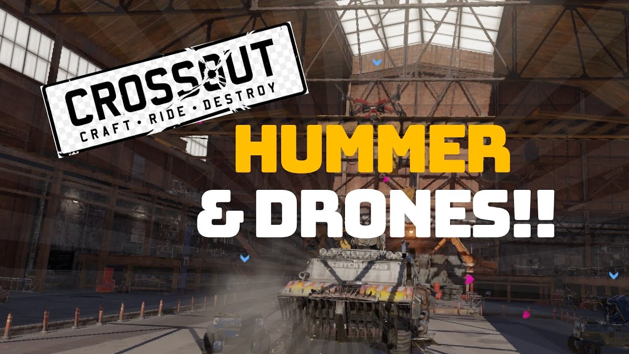 Crossout - HUMMER WITH DRONES?? MUST SEE!! EPIC KILLS!