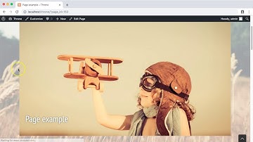 Page options override - Throne WordPress theme