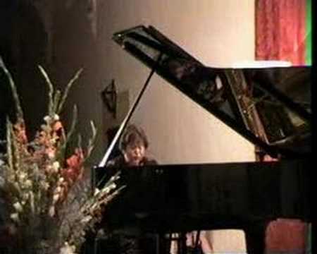 Irina Zaritskaya playing a fragment of Nocturne by Chopin in Valldemossa 1995.