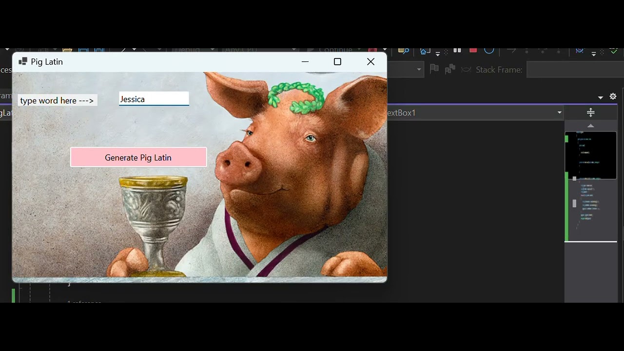 Pig latin GUI - YouTube