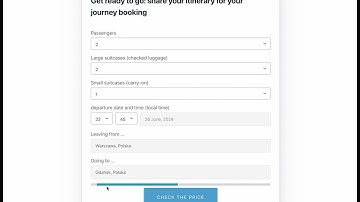 Taxi Booking Widget on your Website