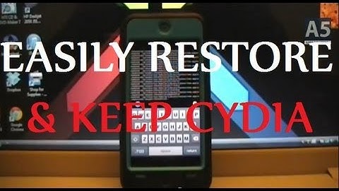 RESTORE YOUR DEVICE WITHOUT UPDATING OR LOSING JAILBREAK