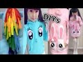 DIY Cute Winter/Fall Coats: DIY My Little Pony Rainbow Dash Hoodie + DIY Bunny Pocket Coat + Haul