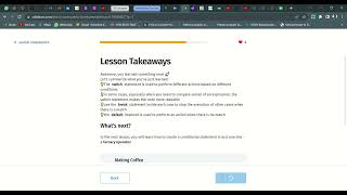 79 switch statements | Web Development | Sololearn Answers