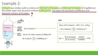 Topic 4.3-Calculation on Partition Coefficient, Kpc Topic 4.3-Calculation on Partition Coefficient, Kpc