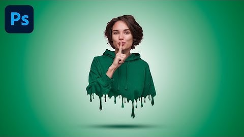 Dripping Effect - Photo Editing tutorial - Photoshop #drip #photoshop #drippingeffect