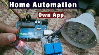 Home Automation Using Arduino and Bluetooth Module with own app