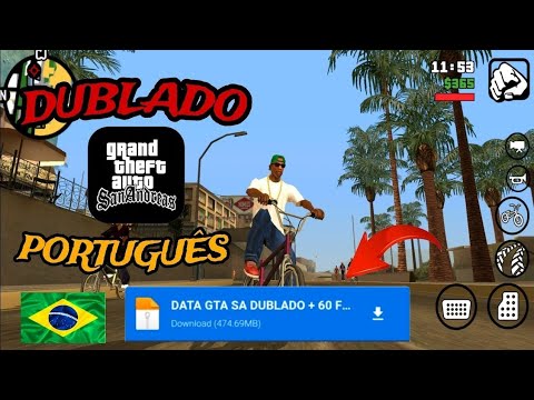 IT'S OUT! GTA SAN ANDREAS DUBBED + CLEO MOD FOR ANDROID!