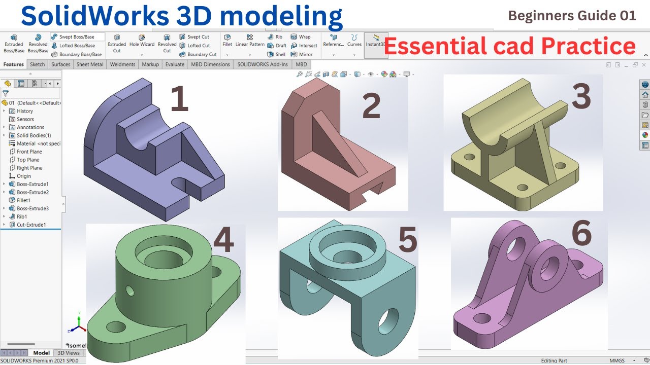 The Ultimate SolidWorks Tutorial Series (Learn 3D Modeling FAST) - YouTube