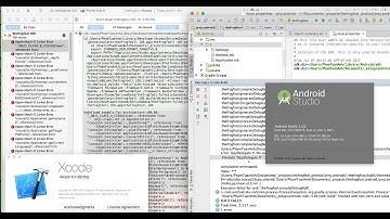 Help to fix errors in compiling cocos2d-x in Xcode6.4 and AndroidStudio1.2.2?