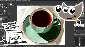 i tried painting in gimp. and why is it so intimidating???