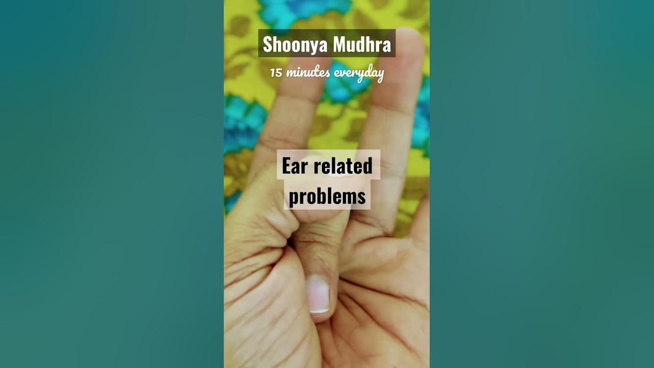 Shoonya Mudra for Vertigo and Numbness shorts youtubeshorts health