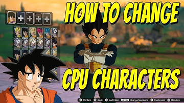 HOW TO CHANGE THE CPU CHARACTERS ON OFFLINE BATTLE MODE. #dragonball #goku #dbz #new #viralvideo
